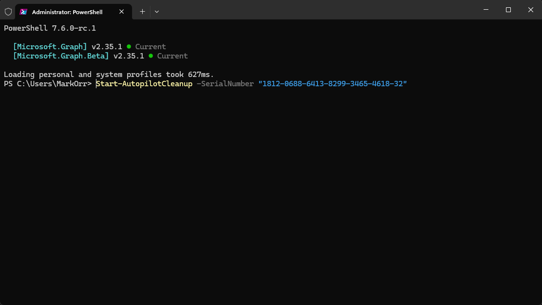 Single Device Removal